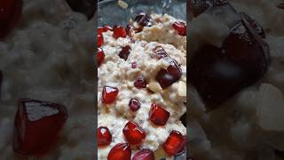 Overnight soaked oats for weight loss2 oatsrecipe oats weightloss weightlossjourney food [upl. by Jezrdna777]