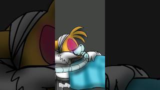 Tails Gets Hurt Part 2 tailsthefox sonicthehedgehog sonic tails animation hurt injured [upl. by Nivle]