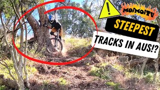 RIDING SUPER STEEP LOOSE TRAILS  Moi Moi TV VLOG95 [upl. by Gnouc]