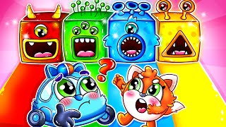 Lets Feeding Hungry Toy Boxes🎁Mystery Monster Boxes Song🚓🚌More Nursery Rhymes by Cars amp Play [upl. by Rats]