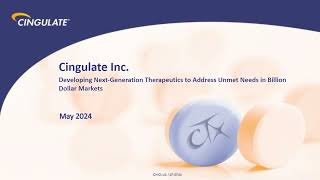 Cingulate Inc NASDAQ CING Webcast  Planet MicroCap Showcase VEGAS 2024 [upl. by Teillo]