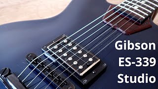 Gibson ES339 Studio Memphis Single Pickup  wurstguitars demo [upl. by Feinstein]