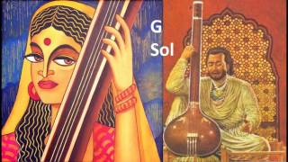 Tanpura drone in G one hour meditation PAsasaSA bordone in SOL [upl. by Nelyt732]