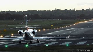 4K Business Jets at RAF Northolt [upl. by Boudreaux370]