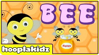 Preschool Activty  How to Spell  Bee  HooplaKidz [upl. by Urial]