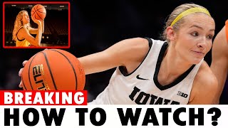 How to watch Iowa vs Kansas womens basketball today Channel time schedule live stream for college [upl. by Ydnas525]