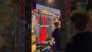 This Happened at the MEGA Stacker Arcade Game… shorts arcade [upl. by Aihsinyt]