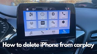 How To Disconnect iPhone From Apple CarPlay [upl. by Zipah]