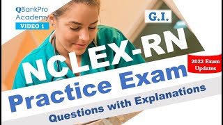 NCLEX Review  NCLEX 2022  Questions with Answers  NCLEX High Yield  UGI  QBankPro Academy [upl. by Gaby]