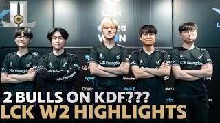 WTF 2 Bulls on KDF  HLE Keeps Mowing Down the LCK [upl. by Anaigroeg23]