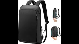 ZINZ Slim and Expandable 15 156 16 Inch Laptop Backpack Anti Theft Business Travel Notebook Bag [upl. by Colton]