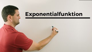 Exponentialfunktion aufstellen mit 2 Punkten Funktionsgleichung bestimmen  Mathe by Daniel Jung [upl. by Sprage]