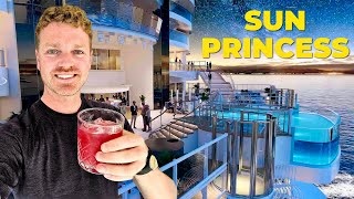 24 Hours On A Luxury Cruise Sun Princess Food amp Activities Review [upl. by Nywnorb]