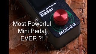 Mooer Radar  Smallest Cab Sim and IR Pedal in the world [upl. by Ragouzis]