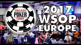 WSOP MAIN EVENT europe DAY 1 2017 [upl. by Sihtam]