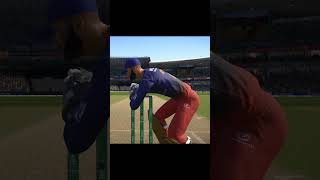 Cricket 24 Gaming Funny Moments  DK hits the bails but Bails not Coming Out Moment 😂😂😂 [upl. by Ardnajela]