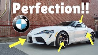 Every BMW Part On My Supra and Why Its BRILLIANT [upl. by Fillender49]