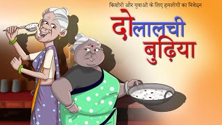 दो लालची बुढ़िया  Hindi Kahaniya  Comedy Cartoon Video  Comedy Stories in Hindi – SSOFTOONS Hindi [upl. by Atig]