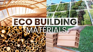 10 EcoFriendly Building Materials  Sustainable Design [upl. by Gratianna306]