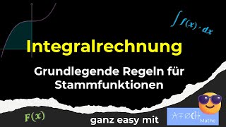 Grundlegende Regeln für Stammfunktionen [upl. by Bonina431]