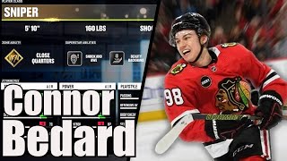 Connor Bedard Build NHL 24  Automatic Wrist Shot [upl. by Harmony]