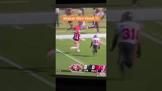 MUSTADDS Waiver Wire Week 11 nfl fantasyfootball [upl. by Rhine]