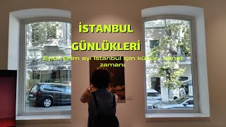 İstanbul da Sonbahar  KültürSanat Vlog [upl. by Eirbua]