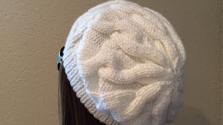 How To Knit A Cable Hat  Quick amp Easy [upl. by Afaw]