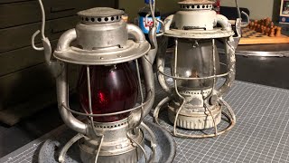 Vintage Dietz Vesta Rail Road Lanterns [upl. by Karil]