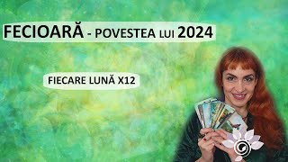 FECIOARĂ 2024 Ce aduce x12 Luni  Tarot [upl. by Zil]