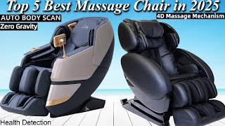 Top 5 Best Massage Chair in 2025  Full Body Zero Gravity Recliner with Voice Control massage chair [upl. by Baras]