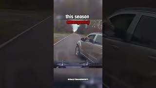 Drunk driver rams cammer off the road Credit DailyIdiotDrivers [upl. by Laira]