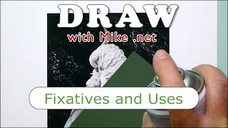 ALL ABOUT FIXATIVES AND MAKING YOUR GRAPHITE DARKS POP [upl. by Nerok]