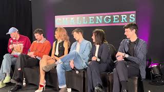 Full ‘Challengers’ movie Press Conference with Zendaya Josh O’Connor Mike Faist  Luca Guadagnino [upl. by Keheley]