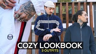 COZY STREETWEAR LOOKBOOK  OUTFIT IDEAS  MENS FASHION 2019 [upl. by Clementia803]