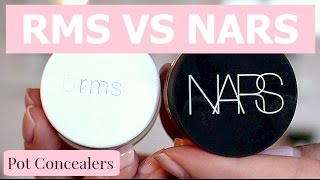 NARS Soft Matte Complete Concealer vs RMS Beauty UnCover Up ConcealerFoundation [upl. by Hasile]