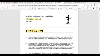 ACA ICAEW Case Study July 21 Exam Debrief [upl. by Rednijar]