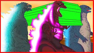 Godzilla amp KONG From EVOLUTION OF SPACE BLOOP POUR SPINNING WHEEL GAME Coffin Dance Meme Cover [upl. by Mathilda]