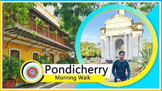 Rock Beach Pondicherry  Morning Walk  Pondicherry  Pondicherry EP9  Pondicheery Coastal Walk [upl. by Dimitri]