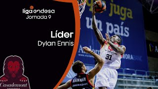 DYLAN ENNIS on fire en Andorra  Liga Endesa 202021 [upl. by Johppa815]