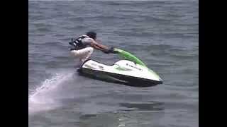 Jet Ski Freestyle TrickHopping  Submarine [upl. by Eimam]