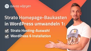 Strato HomepageBaukasten in WordPress umwandeln 1 HostingPaket auswählen und WP installieren [upl. by Novehc]