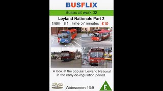 Busflix Buses at work 02 Leyland Nationals Part 2 1989  91 [upl. by Ahsiekram102]