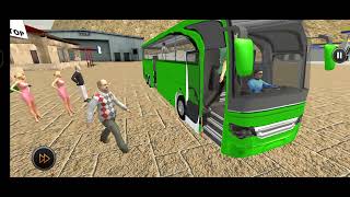 There is a terrible kind of bus going through the hilly roads  Uphill Offroad Tourist bus driving [upl. by Criswell]