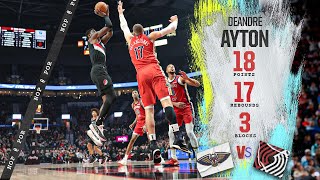 Deandre Ayton Highlights 18 PTS  Trail Blazers vs Pelicans  Feb 10 [upl. by Choo]