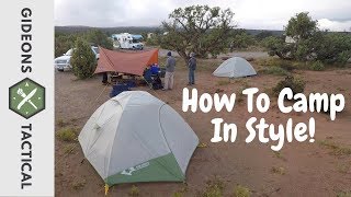 How To Camp In Style Mountainsmith Morrison Evo 4 Tent [upl. by Ylicic476]