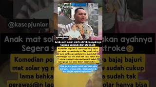 Popon minta doakan Ayahnya Mat solar cepat Sembuh🥺videoshorts komedian senior [upl. by Beasley936]