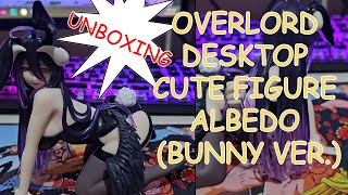 Unboxing the Overlord Desktop Cute Figure Albedo Bunny Ver [upl. by Eelirol]