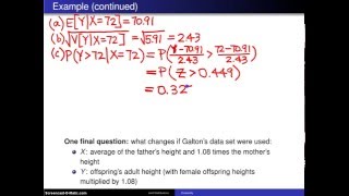 Bivariate normal distribution  Example 1 [upl. by Arahas32]