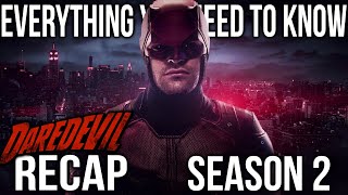 DAREDEVIL Season 2 Recap  Must Watch Before ECHO [upl. by Neelie]